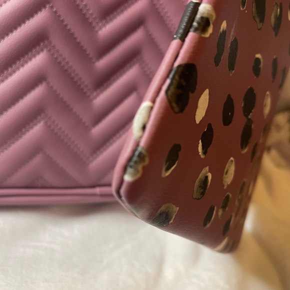 Betsey Johnson mauve with gold colored hardware, NWT - Picture 7 of 15